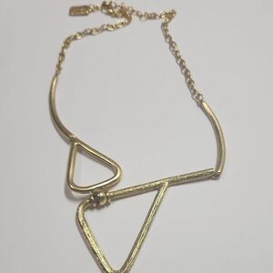 Karine Sultan Gold Geometric Necklace
